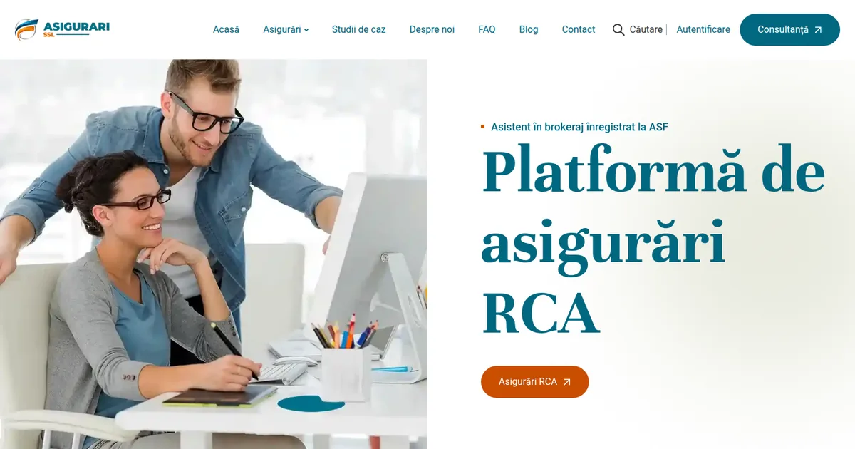 Captură de ecran Asigurari-SSL.ro